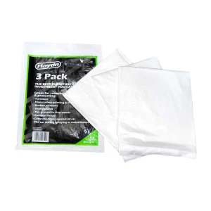 Lightweight Plastic Protection Sheets (Pack of 3)